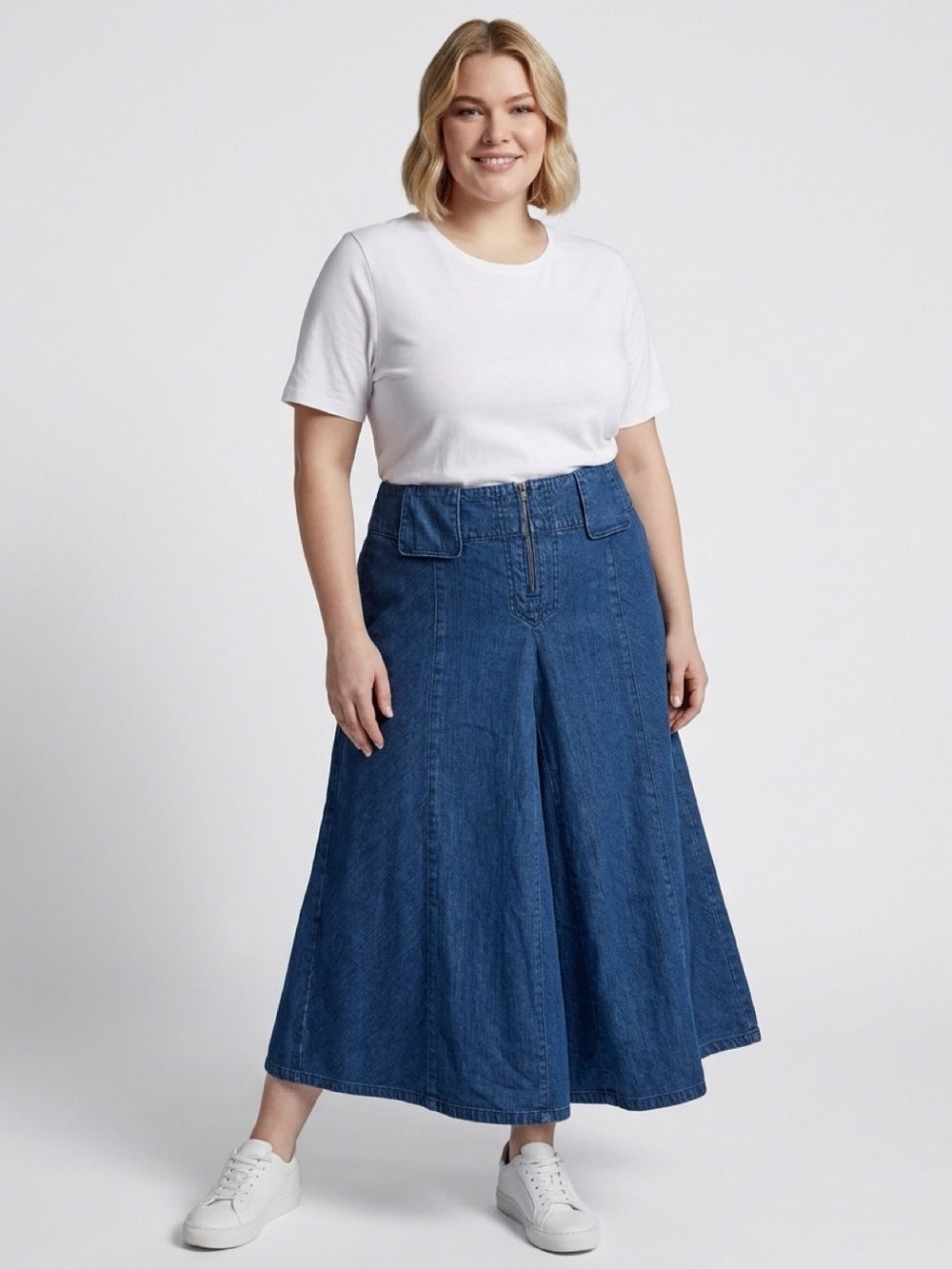 Nevada Size 16 Wide Leg Denim Culottes